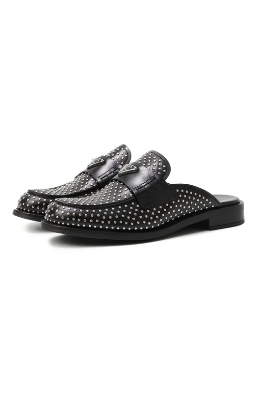 Кожаные сабо Prada 1D0310/ULS Чёрный 1D0310/ULS