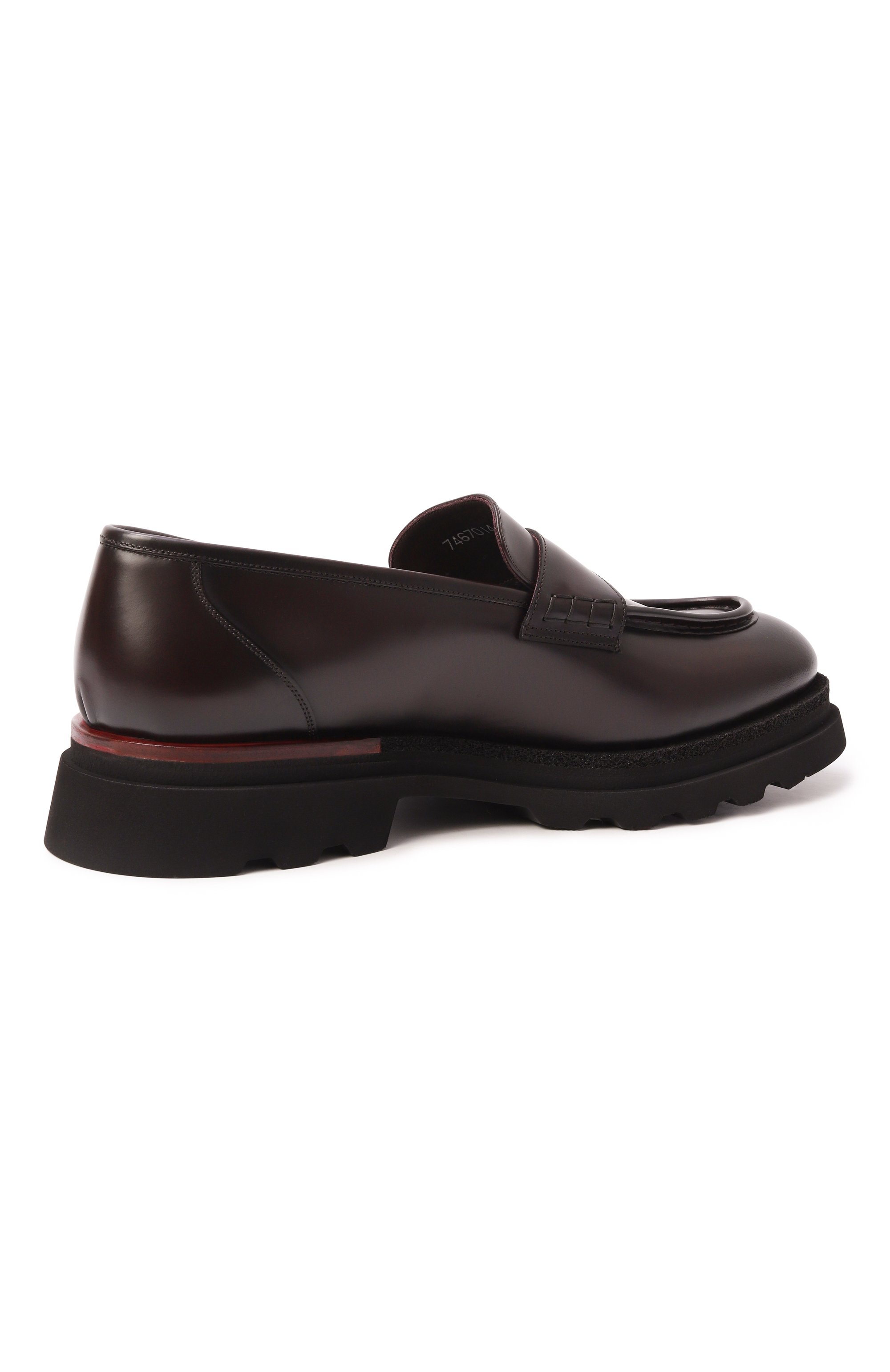 Кожаные пенни-лоферы W.GIBBS, арт. 7467014/R0IS W00LEN, фото 5