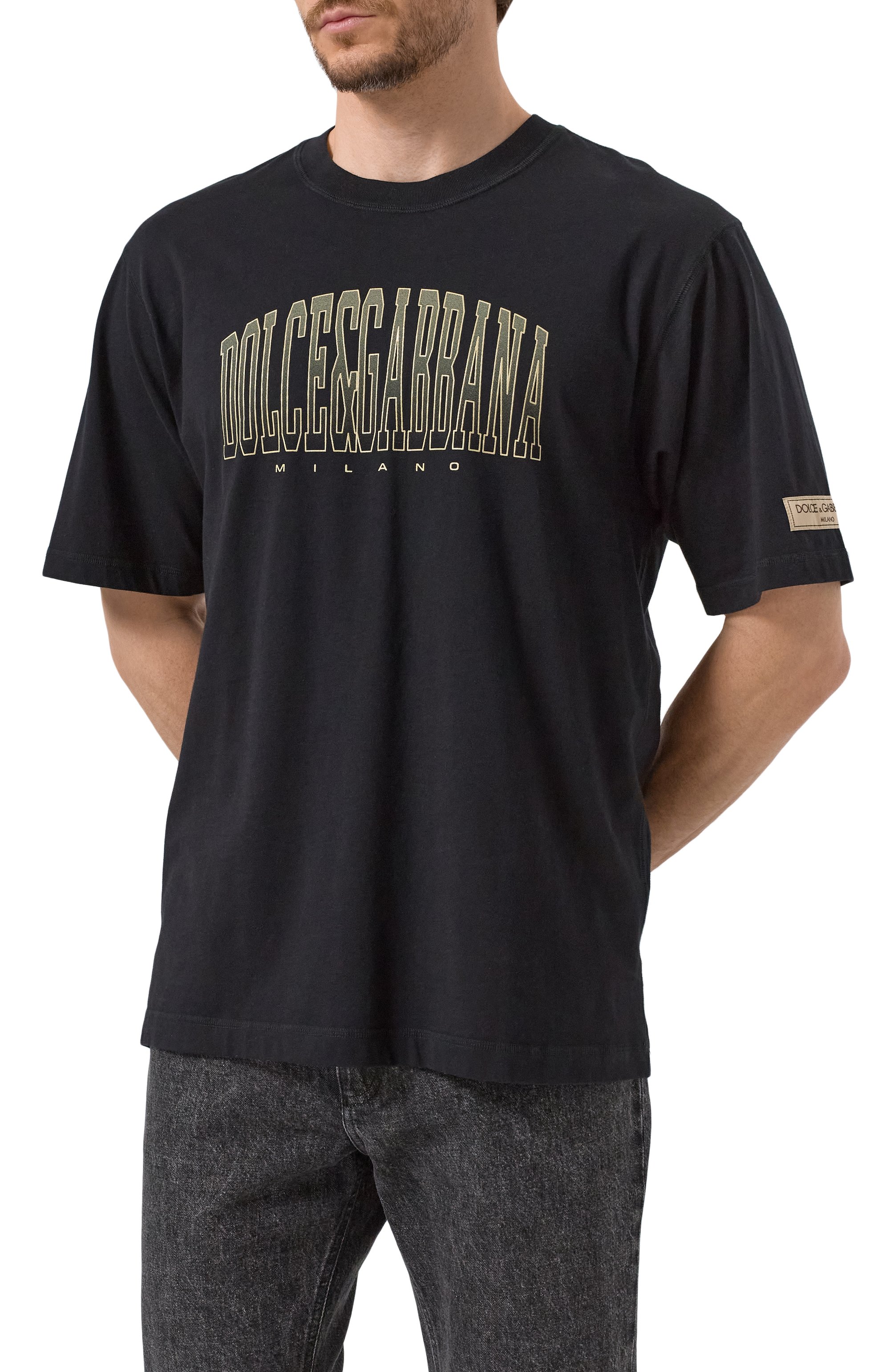 Хлопковая футболка DOLCE & GABBANA, арт. G8PN9T/G7NWT, фото 3