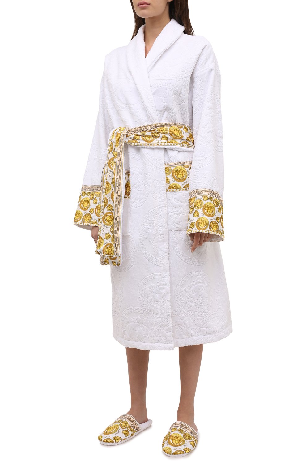 Хлопковый халат VERSACE, арт. ZACJ00008/ZC0SP132, фото 3