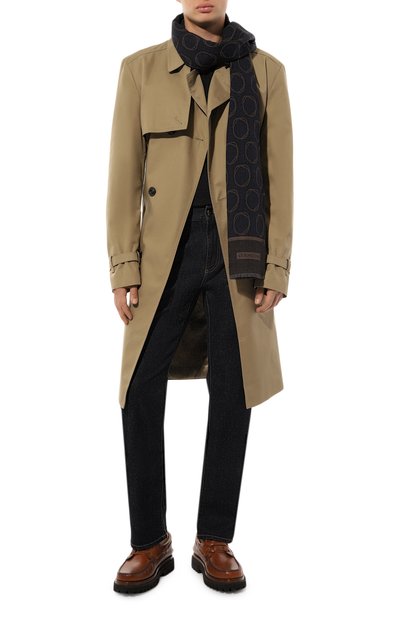 Шерстяной шарф CORNELIANI, арт. 92B346-3829022, фото 3