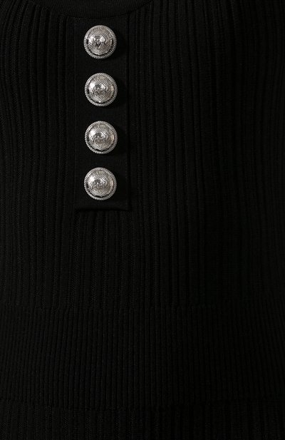 Платье из вискозы BALMAIN, арт. TF06527/K063, фото 5
