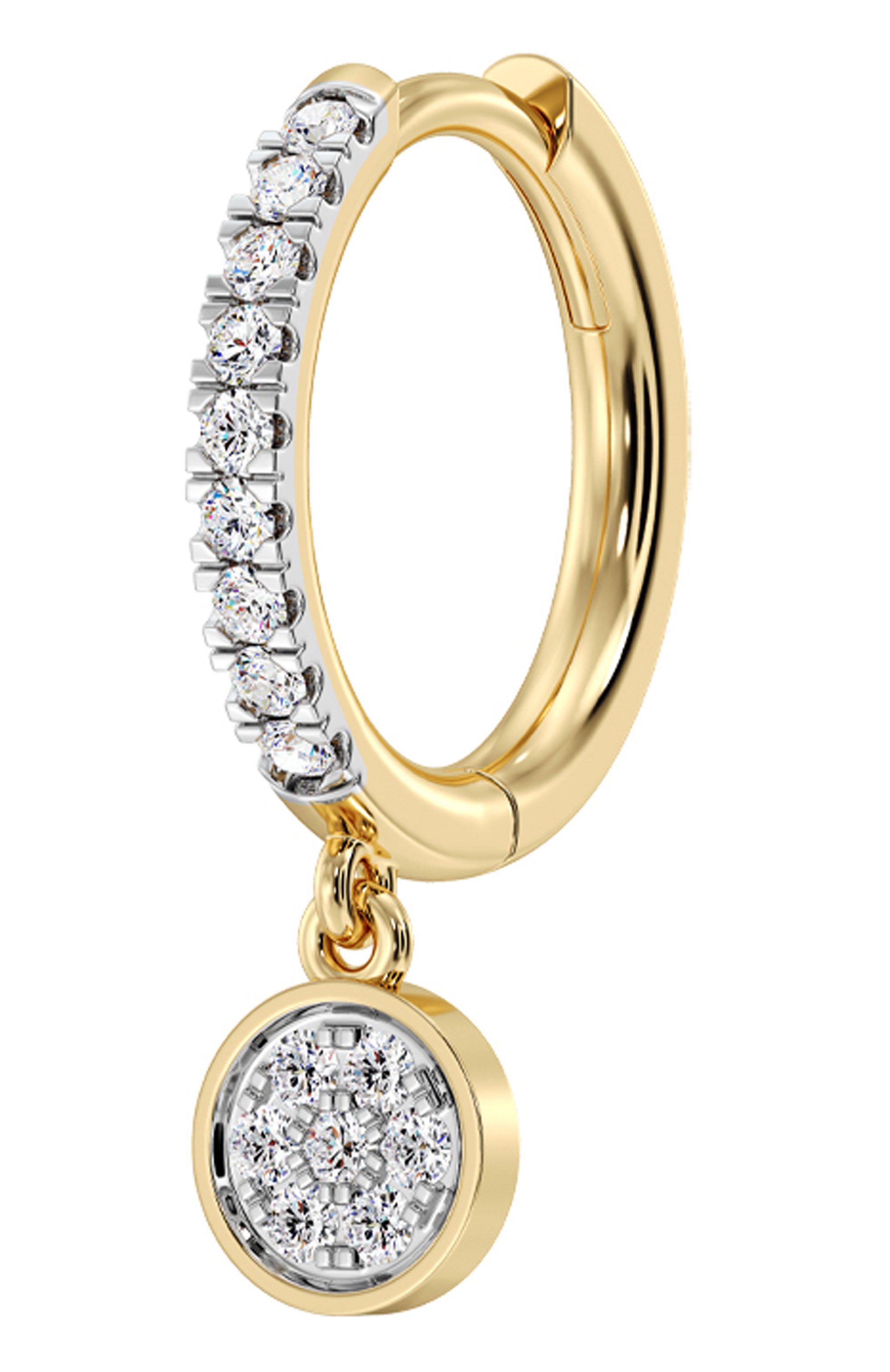 Серьга SERENDIPITY бесцветного цвета по цене 96600 руб., арт. EJE0069Y, фото 1 Серьга SERENDIPITY, арт. EJE0069Y, фото 1