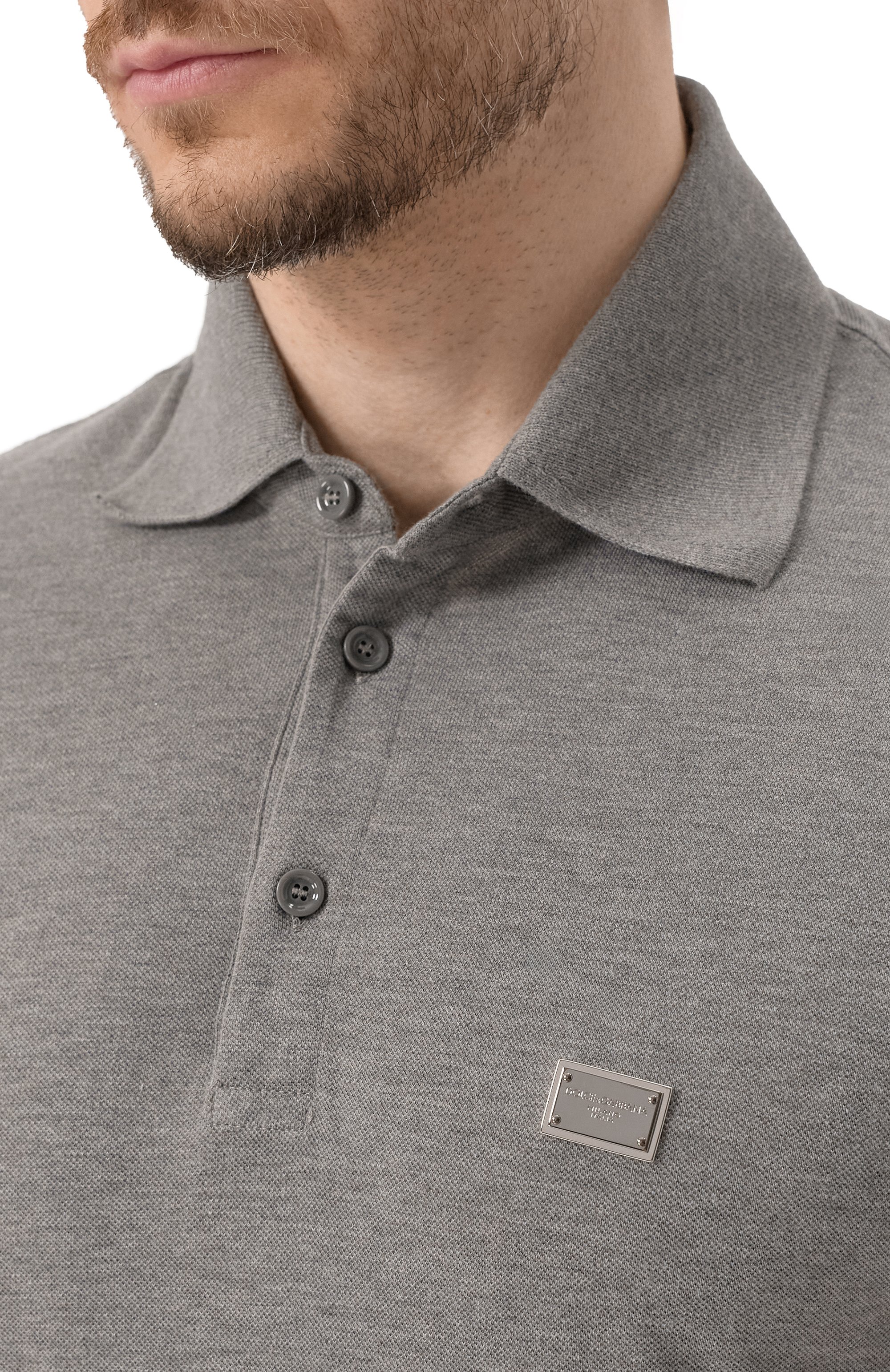 Хлопковое поло DOLCE & GABBANA, арт. G8SN1T/FU7EN, фото 5