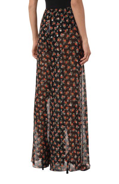 Шелковые брюки ULYANA SERGEENKO черного цвета по цене 110000 руб., арт. PNT001SS23Morocco3166т22, фото 4 Шелковые брюки ULYANA SERGEENKO, арт. PNT001SS23Morocco3166т22, фото 4