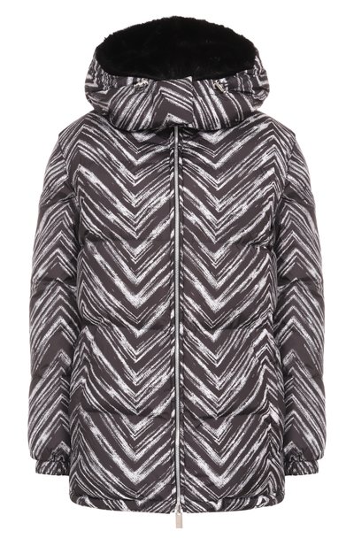 Женский пуховик с подкладкой из норки KITON, арт. D58681K0560E01