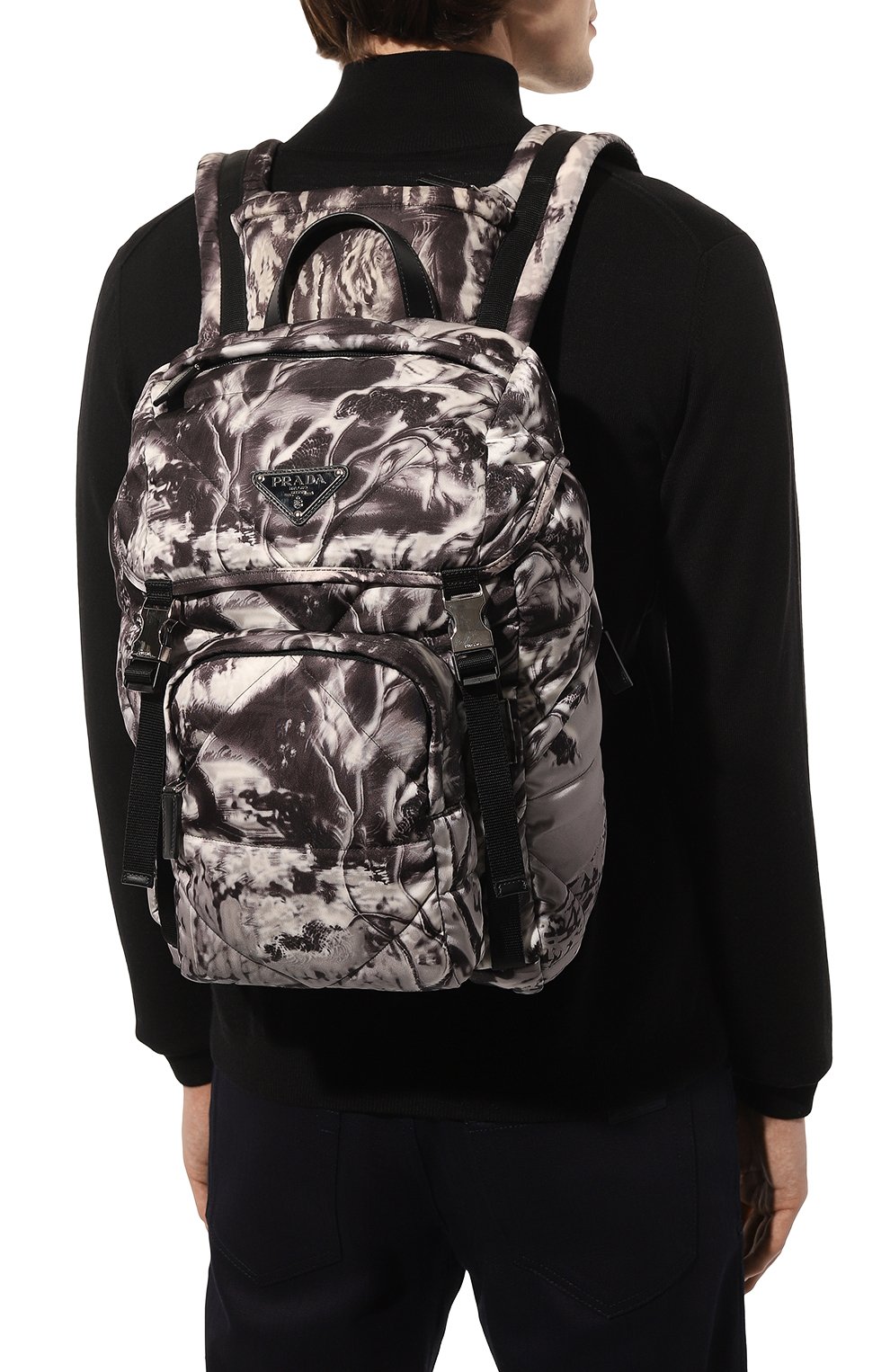 Текстильный рюкзак PRADA, арт. 2VZ135-2DXT-F0424-HLI, фото 2