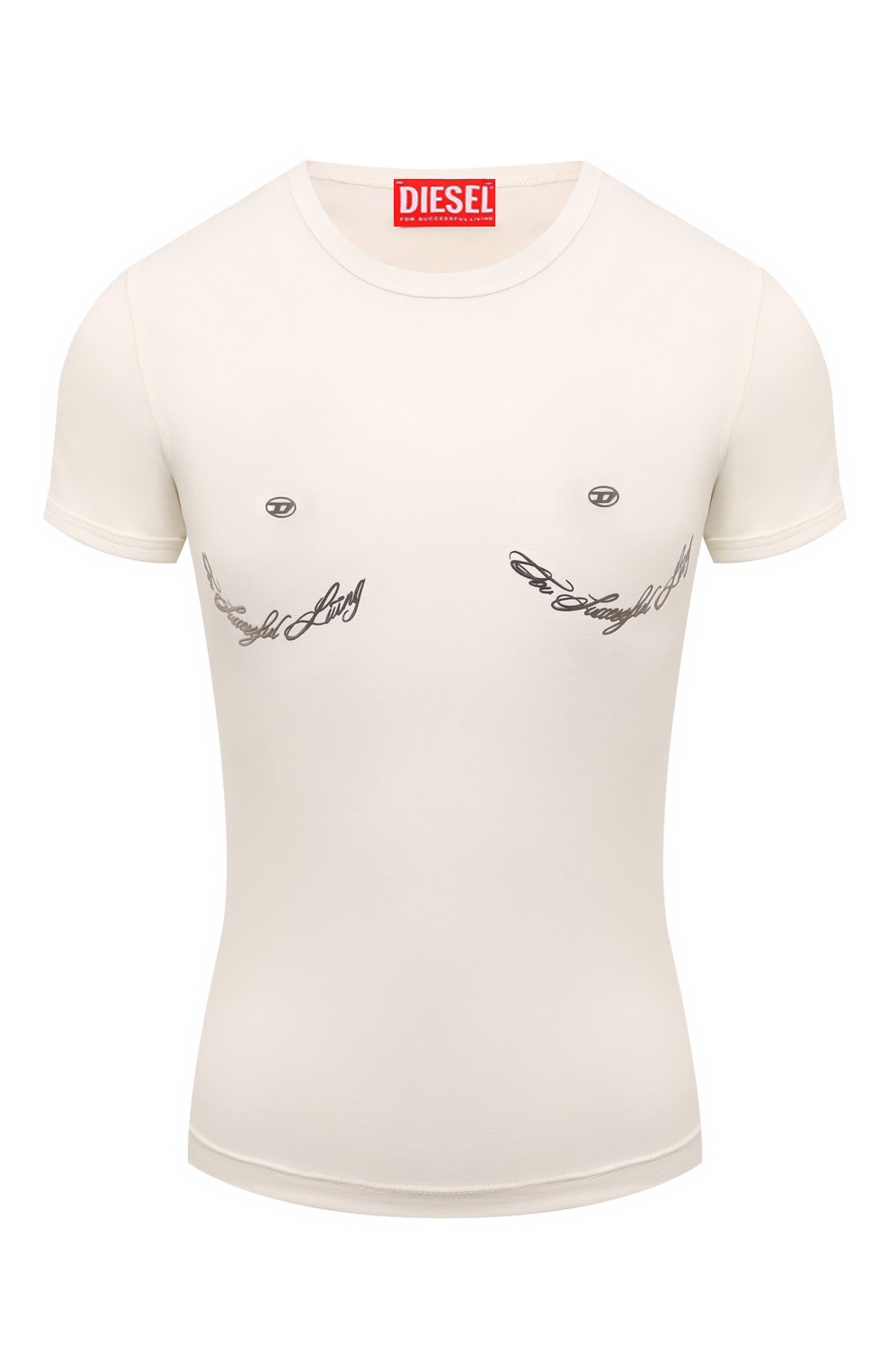 Хлопковая футболка DIESEL, арт. A15044/0LKAP, фот�о 1