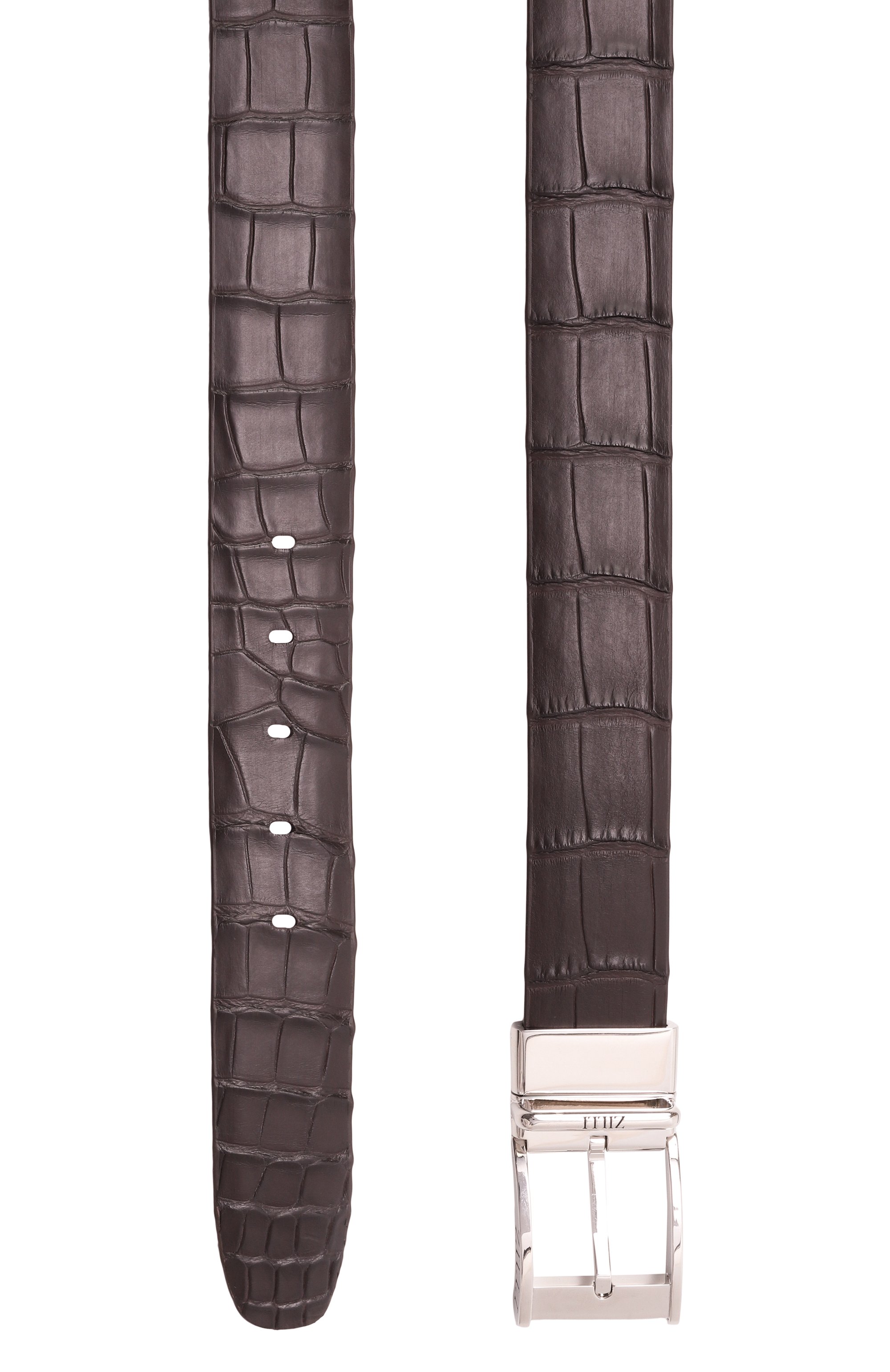 Двусторонний ремень из кожи каймана ZILLI, арт. BR0135M1002VPAL00/115, фото 3