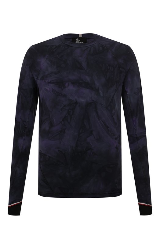 

Хлопковый лонгслив Moncler Grenoble, Синий