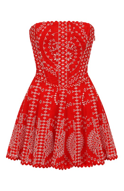 Платье из хлопка и льна Charo Ruiz Ibiza 254601 Красный 254601
