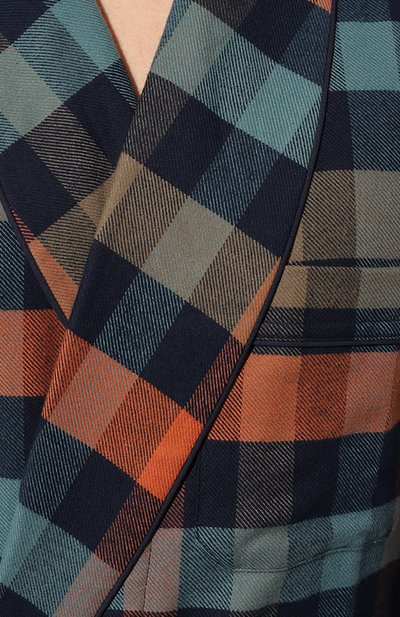 Хлопковый халат DEREK ROSE, арт. 5505-KELB040, фото 5