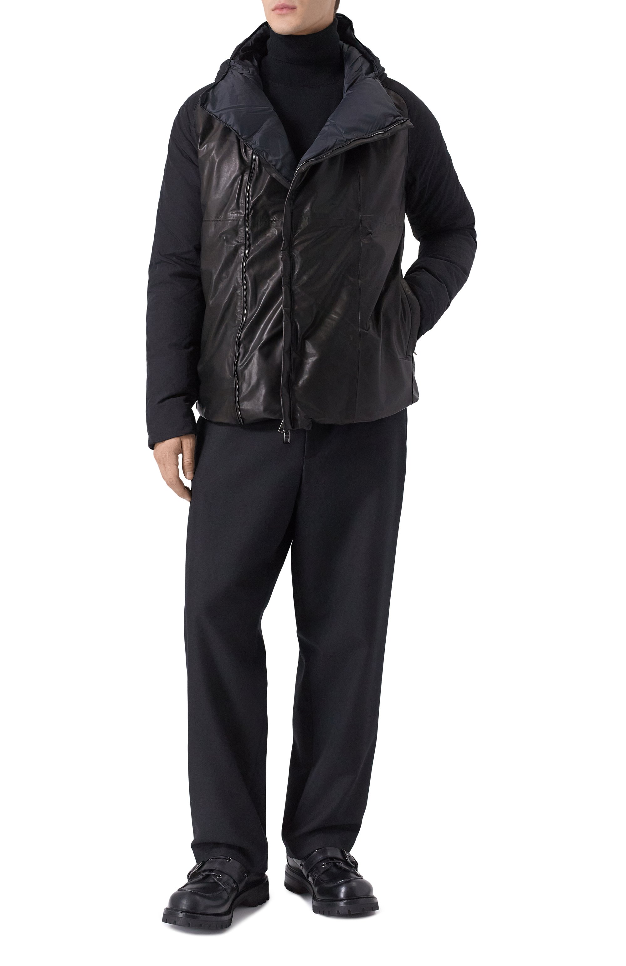 Комбинированная куртка GIORGIO BRATO, арт. GU26F8813NPMGTMFEAR, фото 2