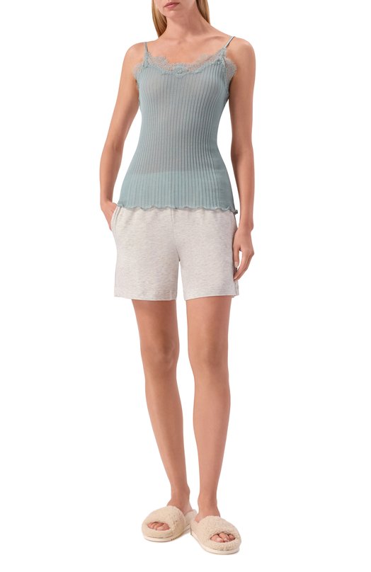 Хлопковый топ Zimmerli 207-2800 Зелёный  207-2800 Фото 2