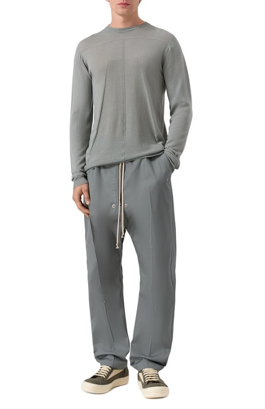 Шерстяной джемпер Rick Owens RU02E1622/ML Серый  RU02E1622/ML Фото 2