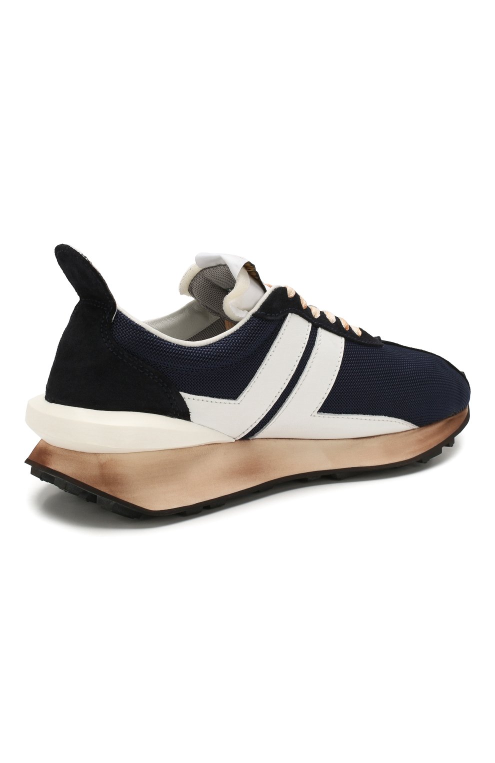 Кроссовки LANVIN темно-синего цвета по цене 56700 руб., арт. FM-SKBRUN-DRAG-P20, фото 4 Кроссовки LANVIN, арт. FM-SKBRUN-DRAG-P20, фото 4