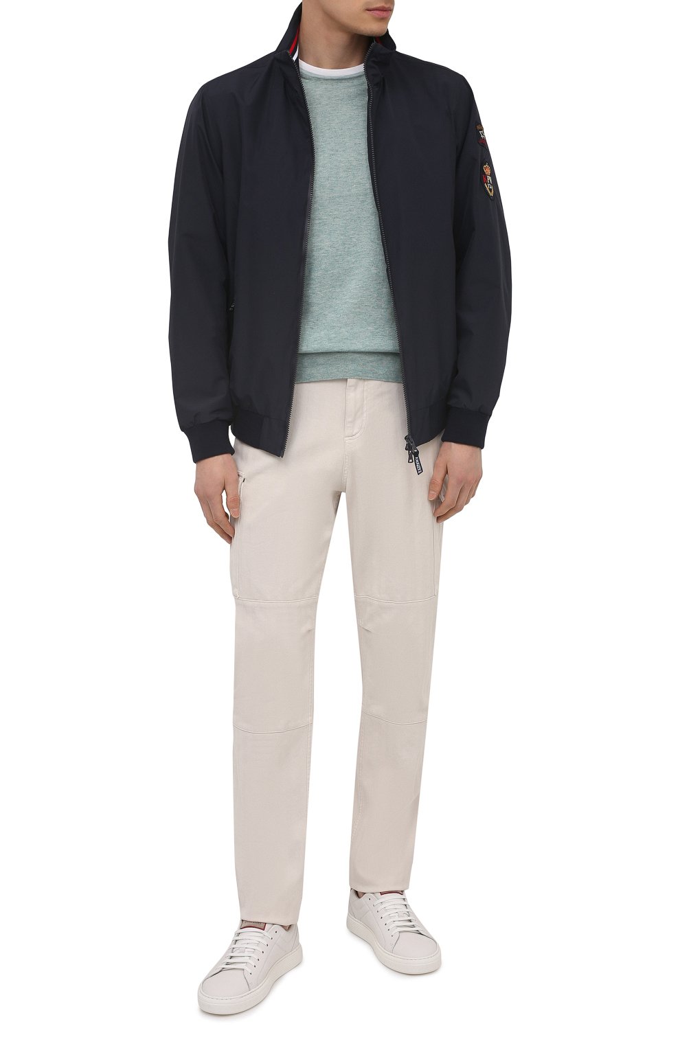 Джемпер из хлопка и кашемира FIORONI, арт. MK22609A3, фото 2