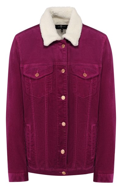 Женская вельветовая куртка 7 FOR ALL MANKIND, арт. JSVNV640PU