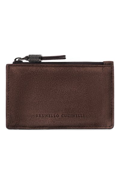 Женский замшевый футляр для кредитных карт BRUNELLO CUCINELLI, арт. MWDLM2714