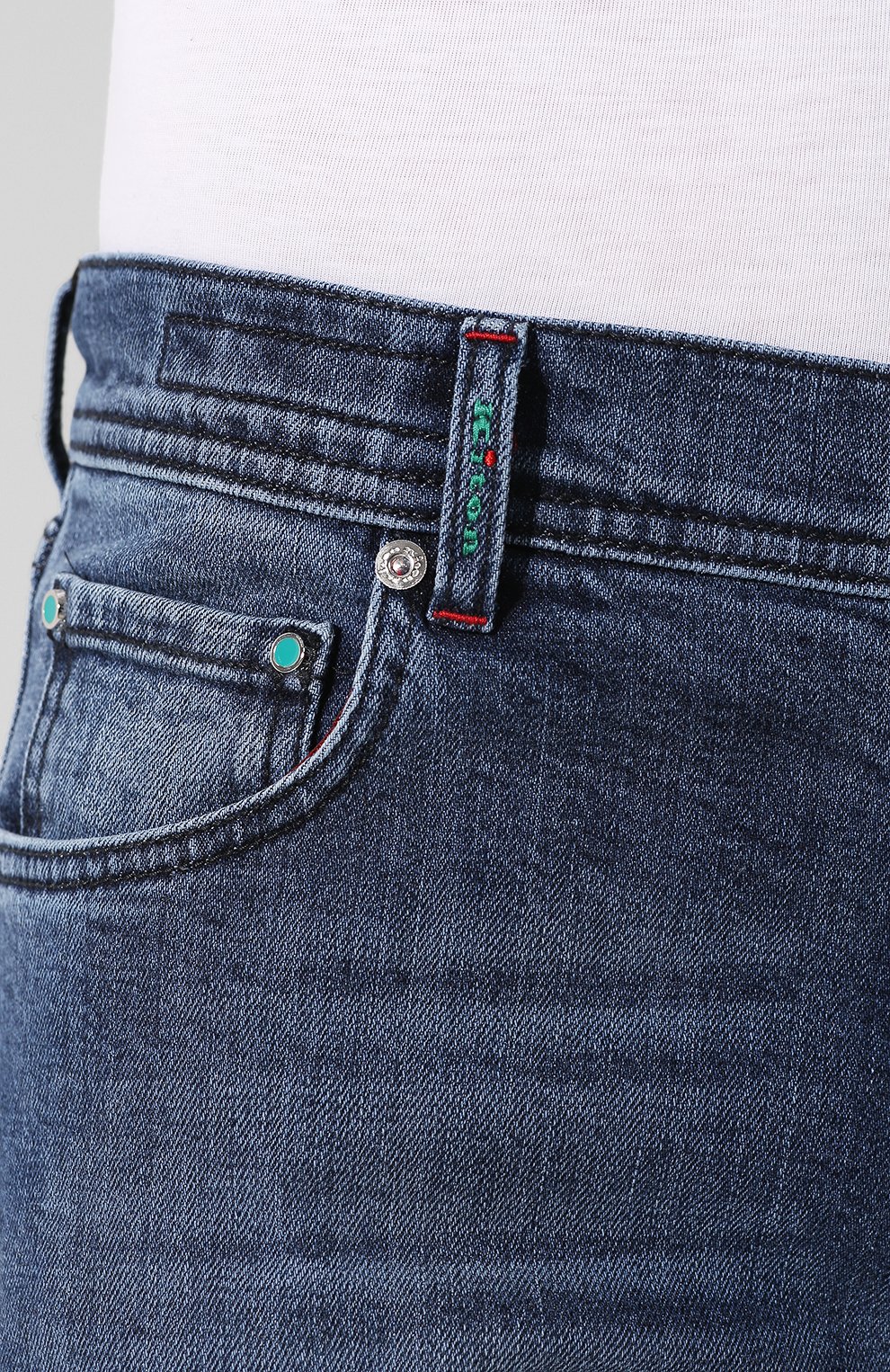 Джинсы прямого кроя KITON, арт. UPNJS/J07R52, фото 5