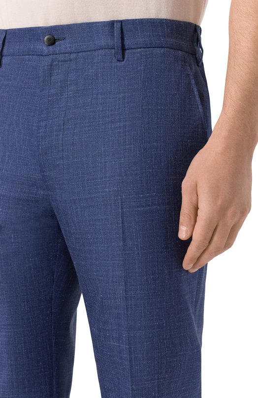 Брюки из шерсти и шелка MVST M26.CSM.T415/740-W00L/SILK Синий  M26.CSM.T415/740-W00L/SILK Фото 5