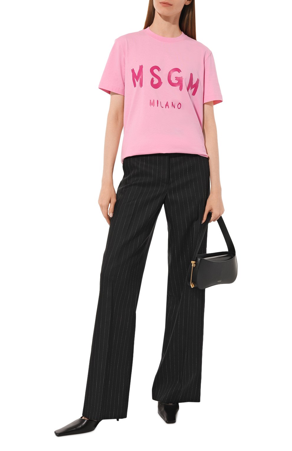 Хлопковая футболка MSGM, арт. 3541MDM510/237798, фото 2