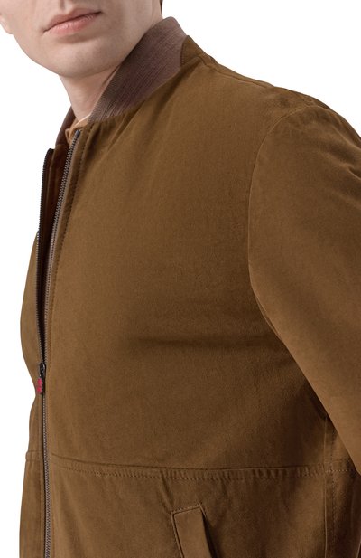 Замшевый бомбер KITON, арт. UW2345V0812H, фото 5