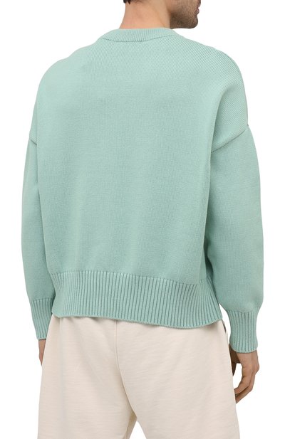 Свитер из хлопка и шерсти AMI, арт. E21HK009.016, фото 4