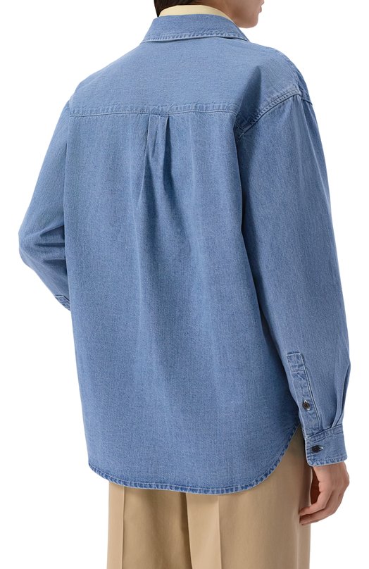 Джинсовая рубашка Dunst UDSH6A102B1 Голубой  UDSH6A102B1 Фото 4