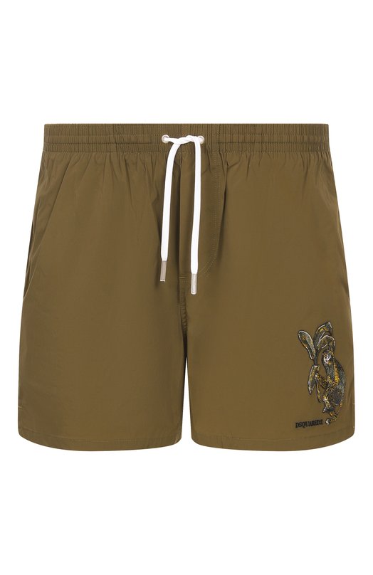 Плавки-шорты Dsquared2 D7B626840 Хаки D7B626840