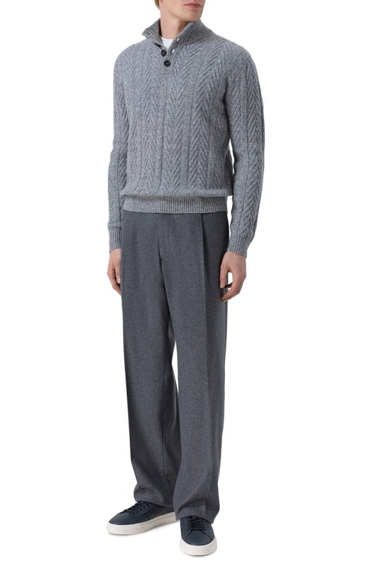 Шерстяные брюки Boglioli 80926/FB5108 Серый  80926/FB5108 Фото 2