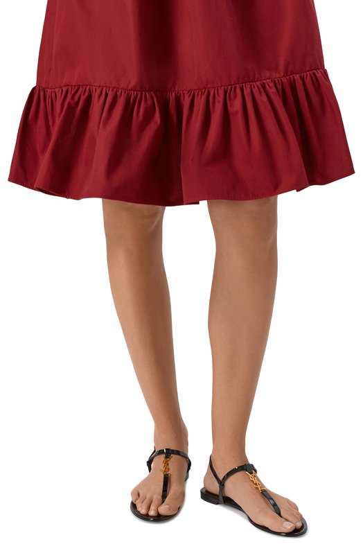 Лакированные сандалии Cassandra Saint Laurent 659817/AAGKK Чёрный  659817/AAGKK Фото 2