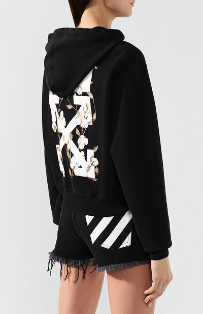 Хлопковое худи OFF-WHITE, арт. 0WBB016R190030431001, фото 4