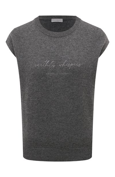 Женский жилет из шерсти и кашемира BRUNELLO CUCINELLI, арт. M16109410P