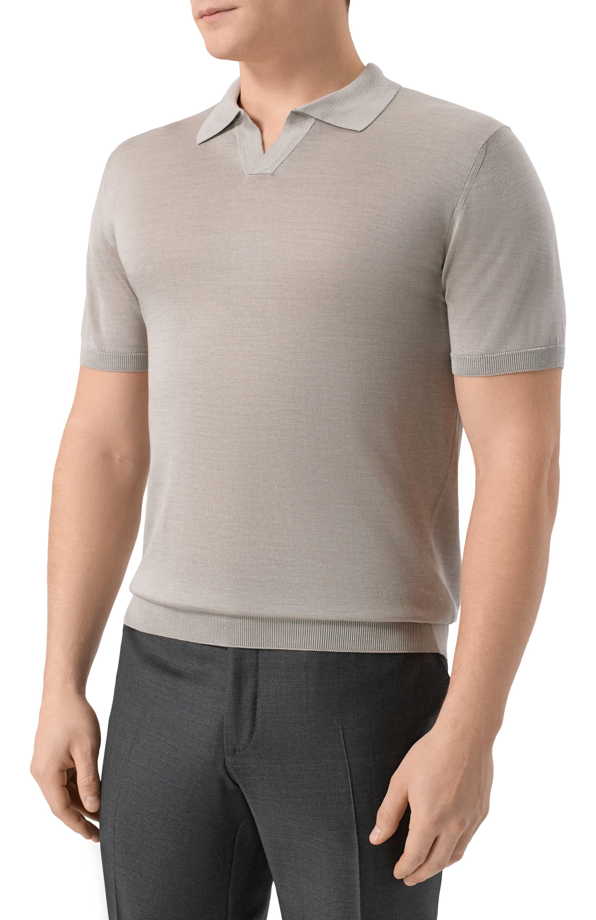 Шелковое поло CORNELIANI, арт. 27M541/2725170, фото 3