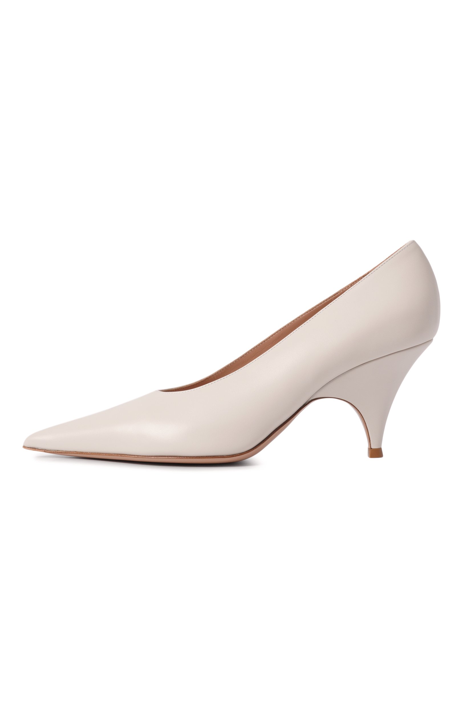 Кожаные туфли sofia GIANVITO ROSSI белого цвета по цене 104500 руб., арт. G22375.70RIC.VIT0FFW, фото 4 Кожаные туфли sofia GIANVITO ROSSI, арт. G22375.70RIC.VIT0FFW, фото 4