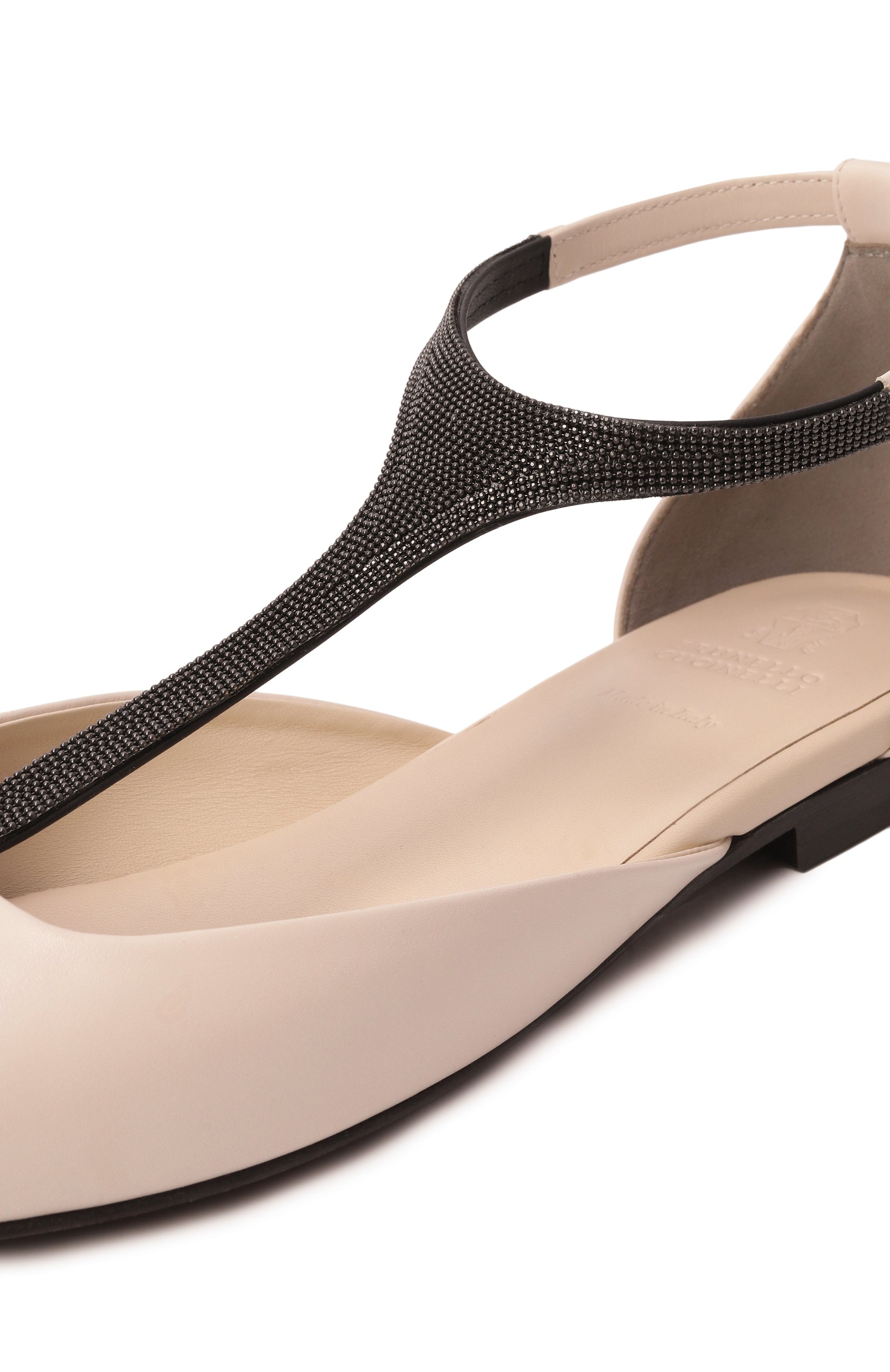 Кожаные балетки BRUNELLO CUCINELLI, арт. MZSKC2913, фото 7