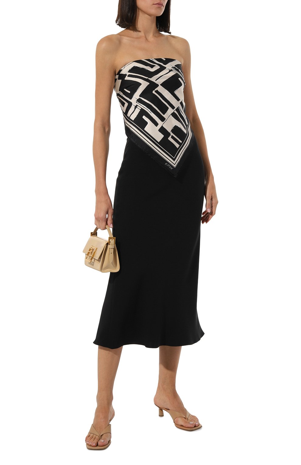 Шелковый платок KITON, арт. D53754XC5028, фото 3