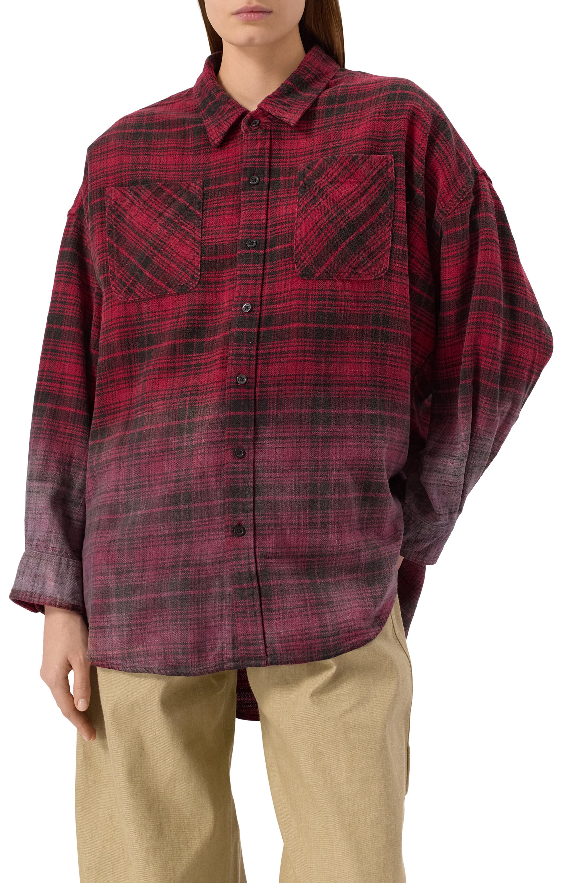 Хлопковая рубашка R13, арт. R13WR015-R460B, фото 3