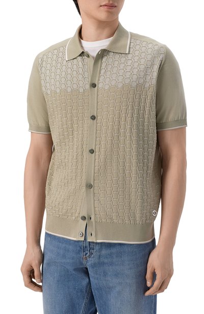 Рубашка из шелка и хлопка STEFANO RICCI, арт. K818109PAM/F26175, фото 3