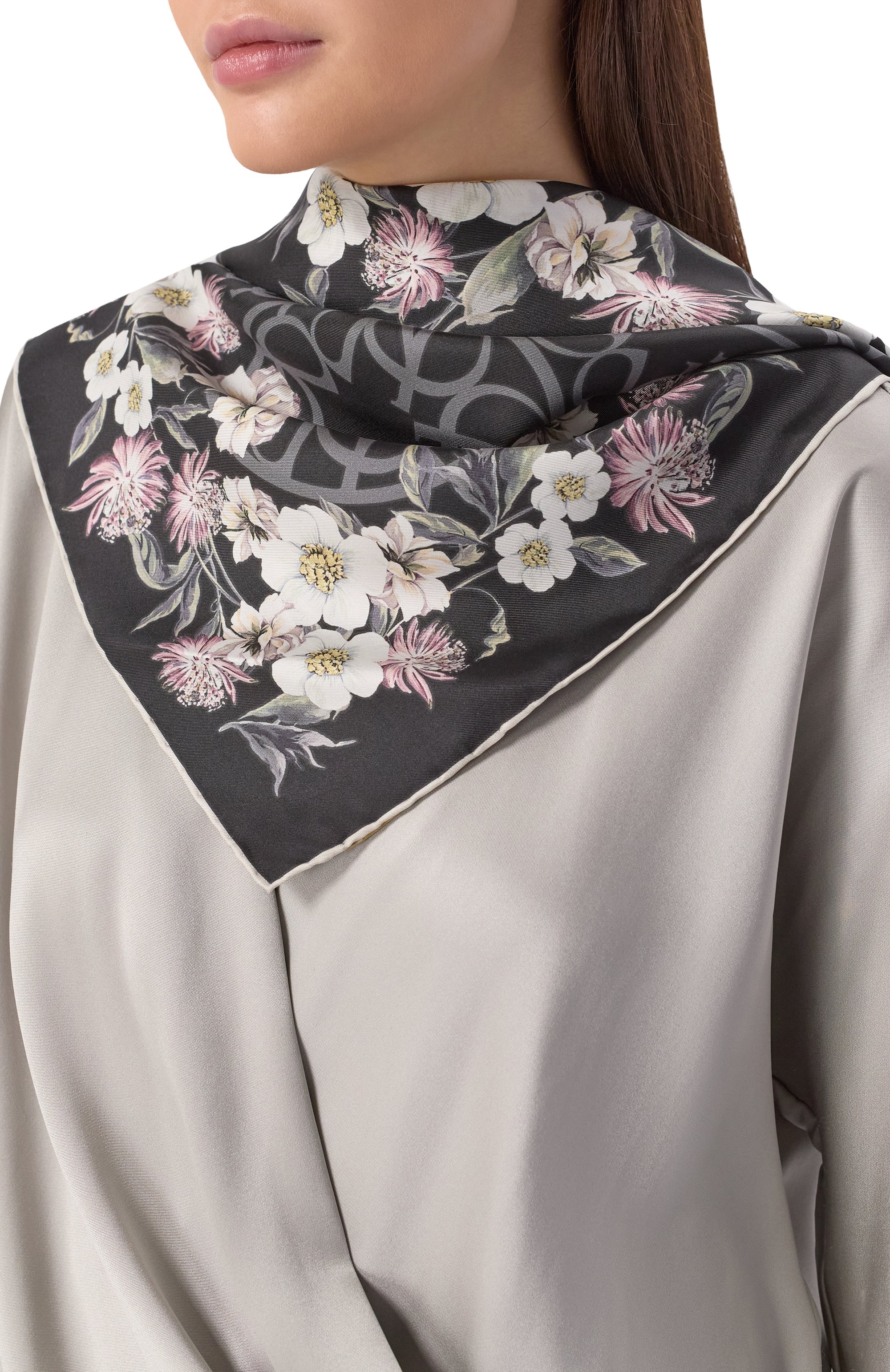 Шелковый платок ELIE SAAB, арт. SE9090SR686, фото 2