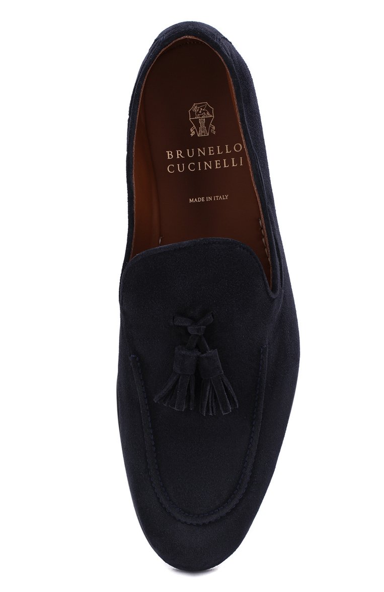 Замшевые лоферы BRUNELLO CUCINELLI, арт. MZUCCLZ873, фото 1
