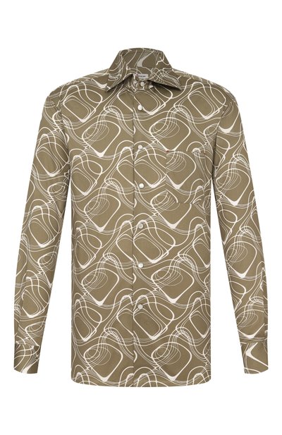 Мужская хлопковая рубашка KITON, арт. UMCNERCH0924808