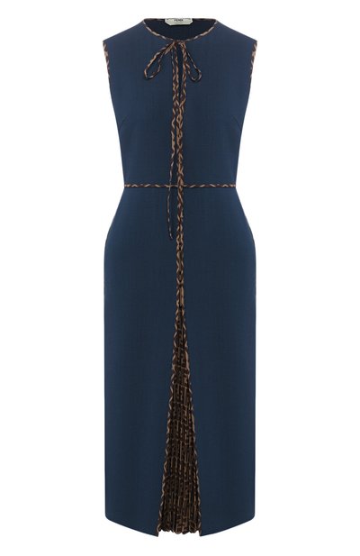 Платье из смеси шерсти и шелка FENDI, арт. FDA713 A5HP, фото 1