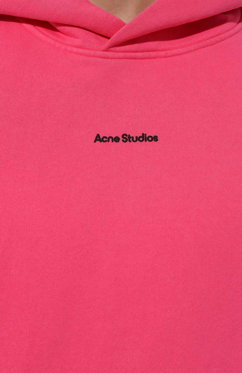 Хлопковое худи ACNE STUDIOS розового цвета по цене 46850 руб., арт. FN-MN-SWEA000343, фото 5 Хлопковое худи ACNE STUDIOS, арт. FN-MN-SWEA000343, фото 5