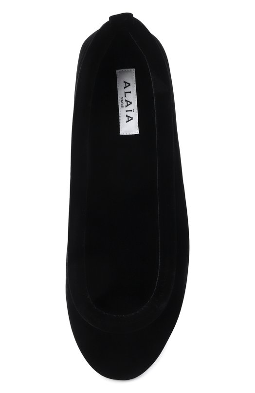 Текстильные балетки Alaia AA3A1009A014 Чёрный  AA3A1009A014 Фото 6