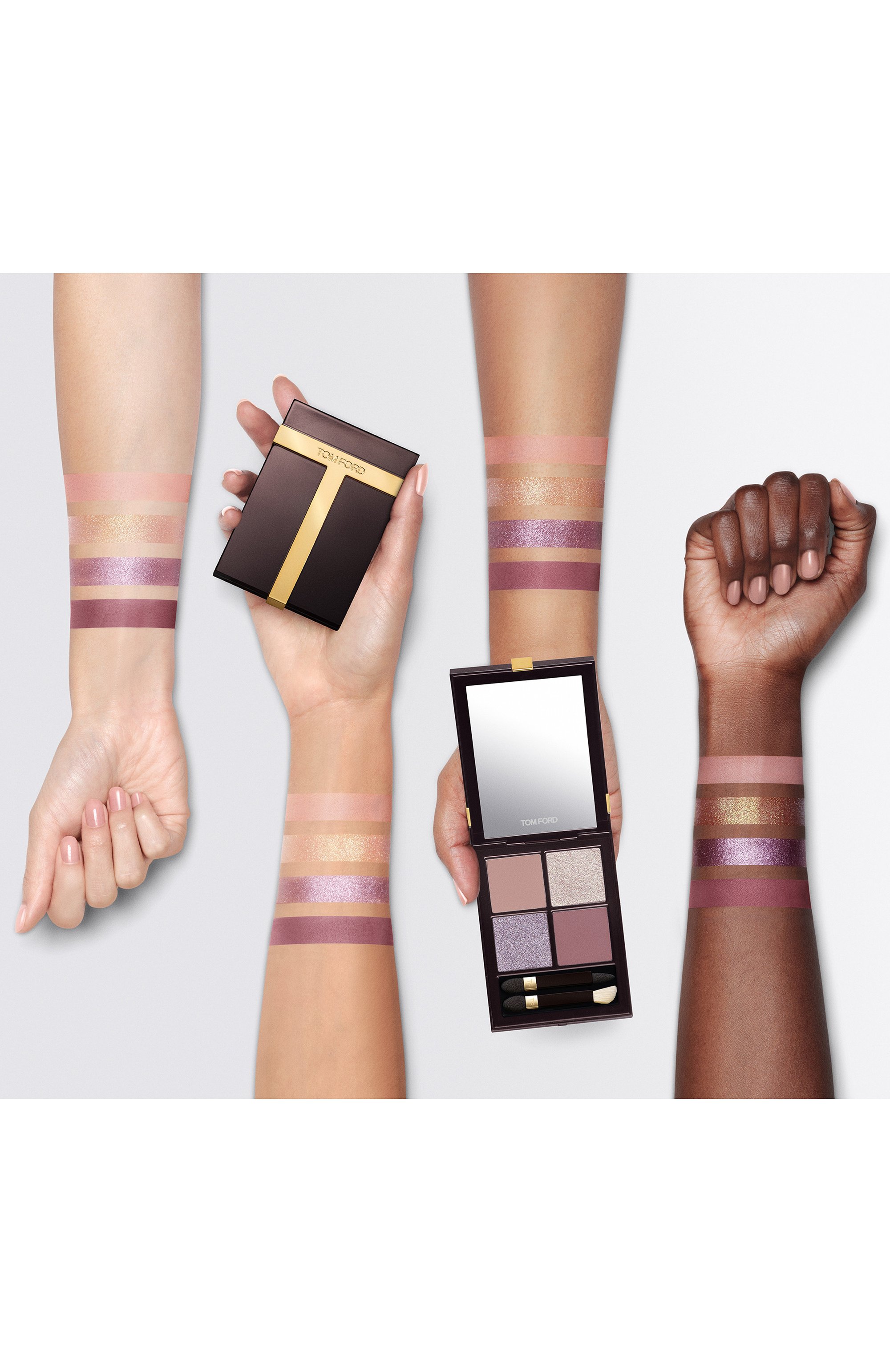 Палетка теней runway eye color quad poudre, оттенок 38 metallic mauve (7g) TOM FORD, арт. T1RQ-01, фото 3