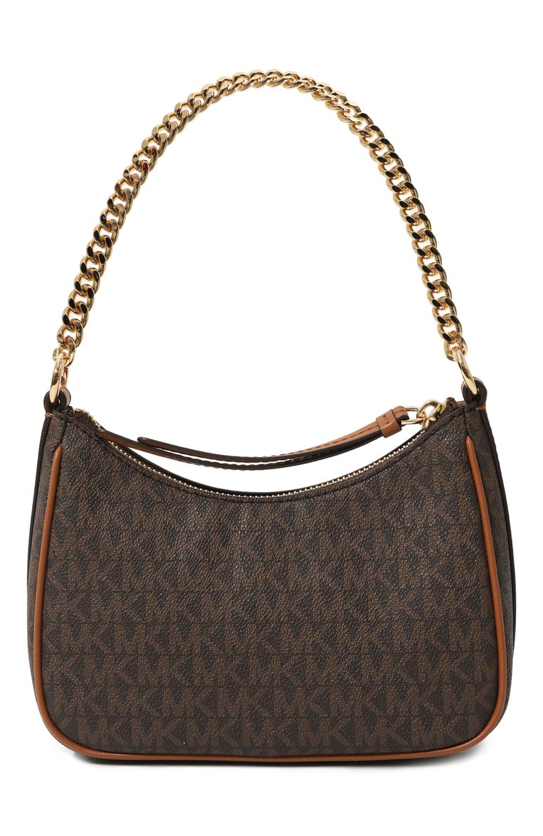 Женская сумка jet set charm small MICHAEL MICHAEL KORS коричневого цвета, арт. 32H1GT9C1B | Фото 6 (Размер: small; Материал: Экокожа; Сумки-технические: Сумки top-handle)