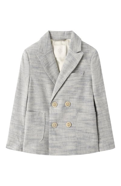 Пиджак из хлопка и льна ELEVENTY, арт. EW2P94/I0266/4-8