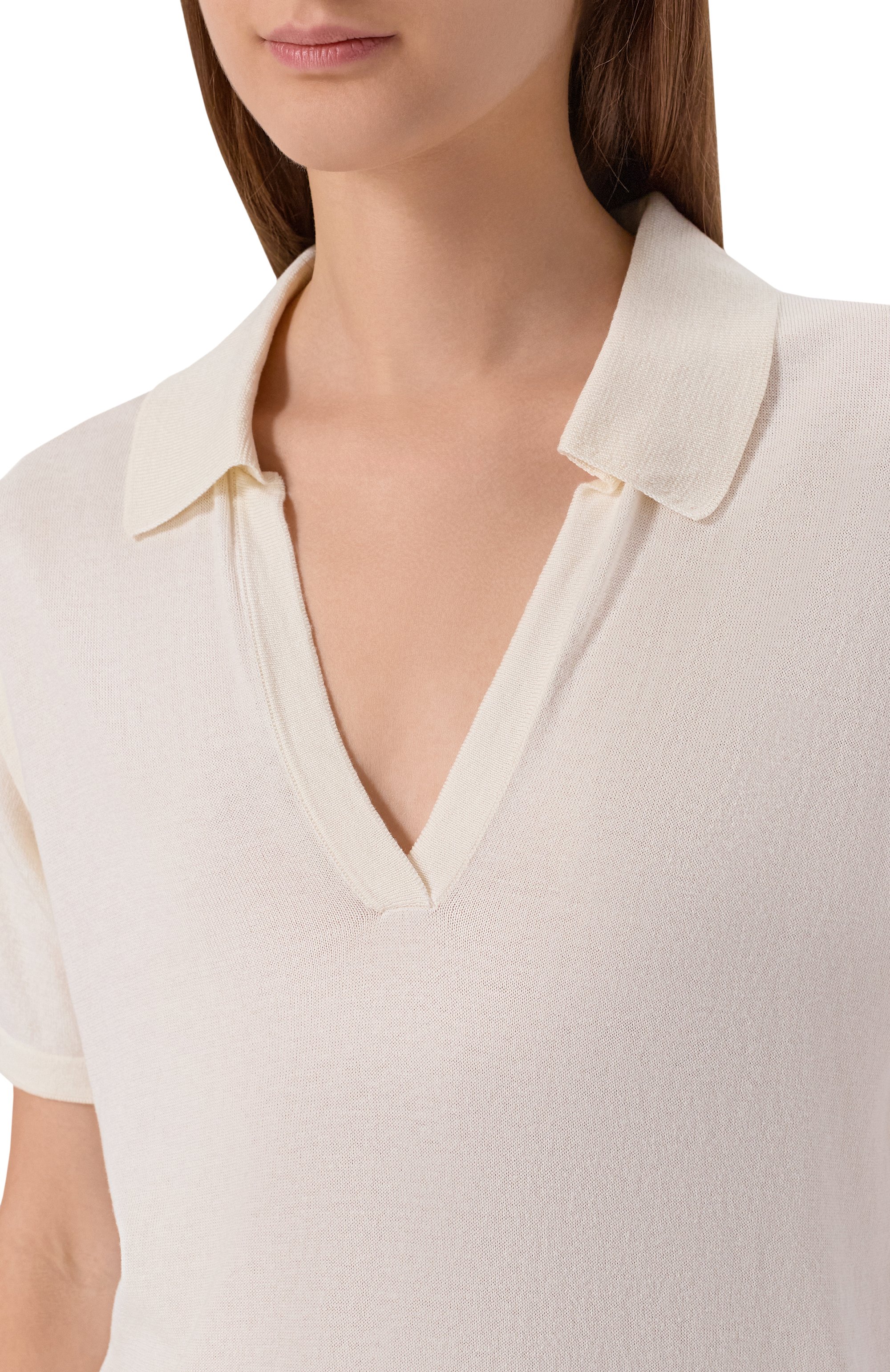 Поло из шелка и хлопка MVST, арт. WS61-612MU, фото 5